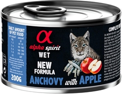 AlphaSpirit CAT Anchovy with red apple (Anjos med rødt æble) dåse